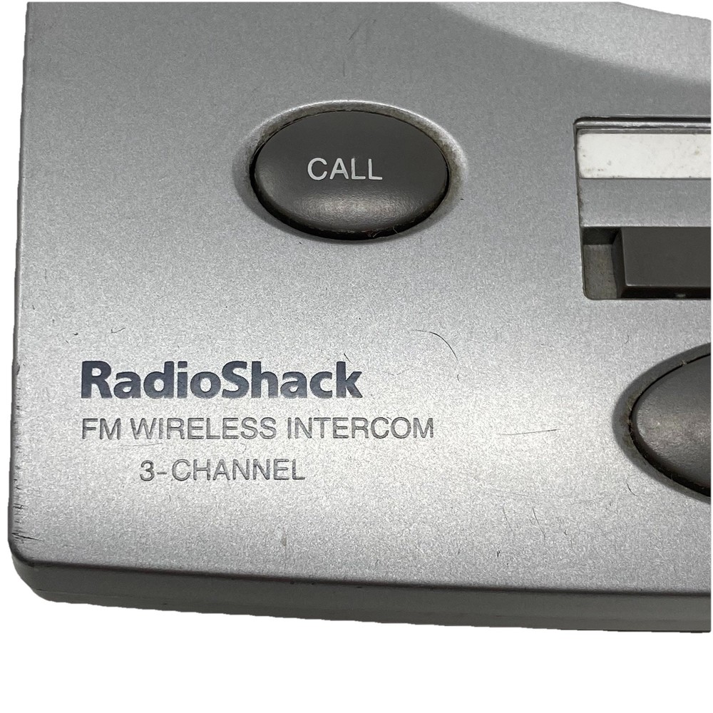 RadioShack FM Wireless Intercom 3 Channel Station System Call Talk Tested Works