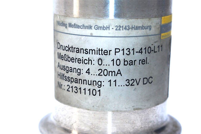 Noding P131-410-L11 Pressure Sensor 0…10 bar