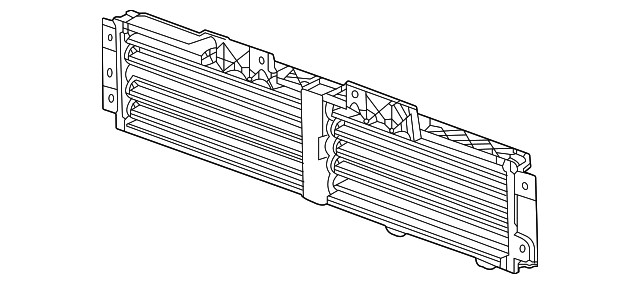 Genuine GM Front Bumper Lower Shutter 84674470