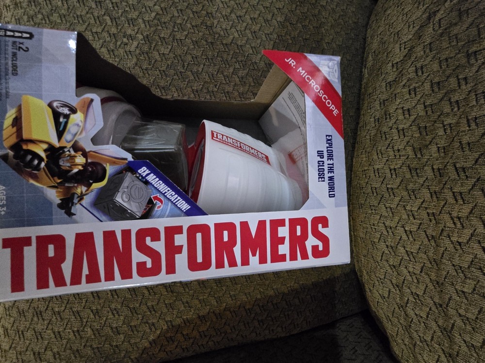 Transformers Jr. Lighted Microscope 8X Magnification New~Sealed