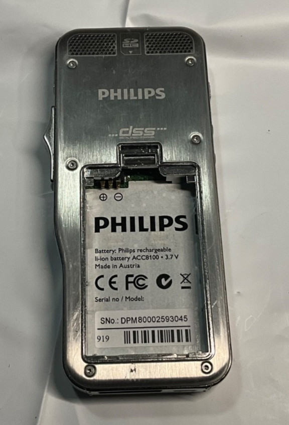 Philips DPM-8000 Digital Pocket Memo - Silver