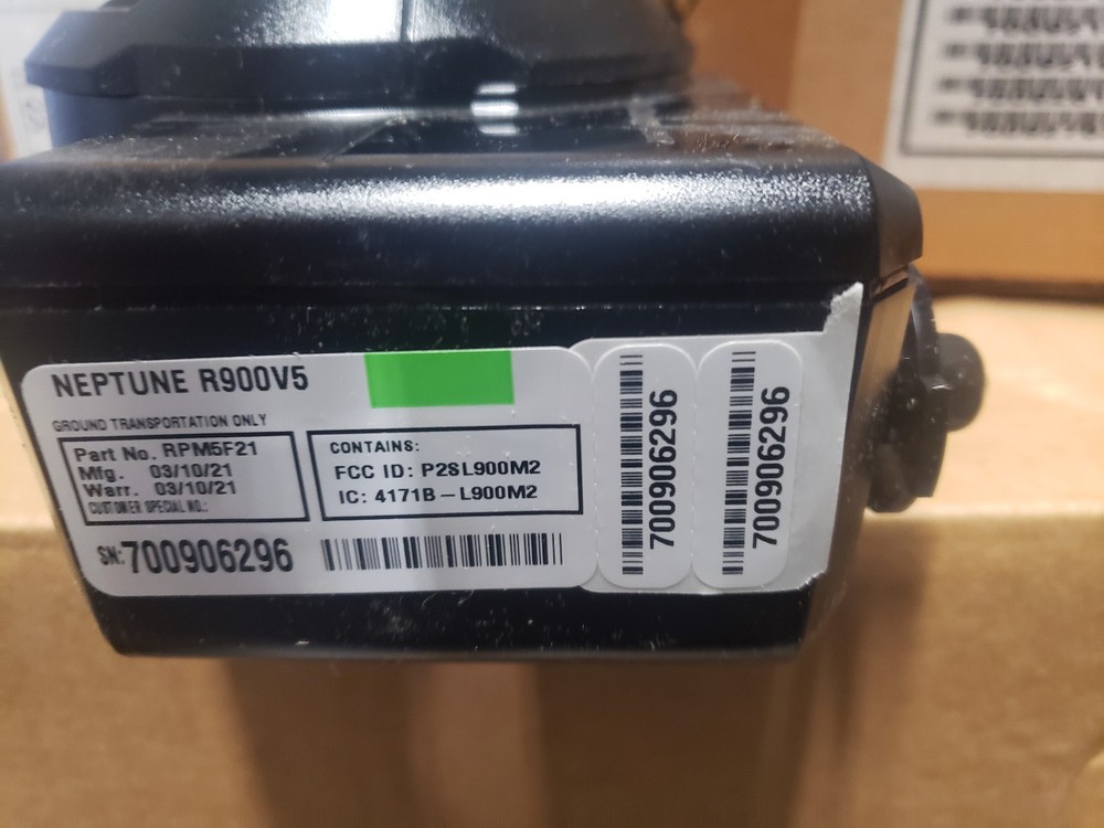 Neptune ProCoder R900i V5 3" Water Meter Register RPM5F21 – New Open Box