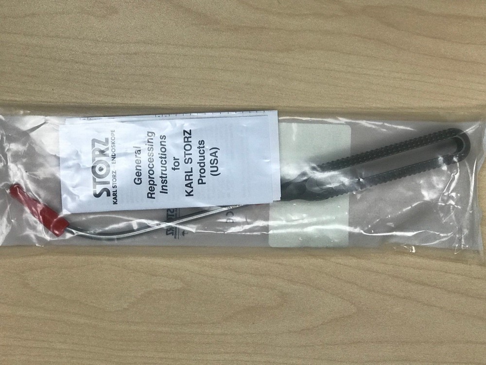 58210CGA Karl Storz Sharp Curved Elevator Spatulacolor code:red, 12x12mm, 15cm