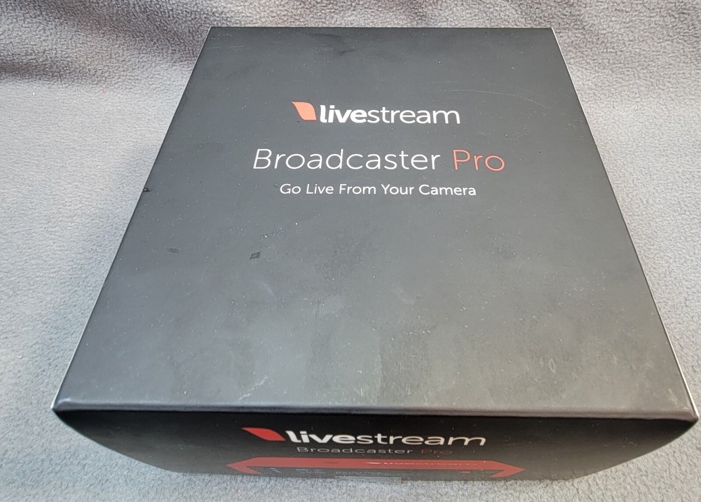 Livestream Broadcaster Pro New-Used Once
