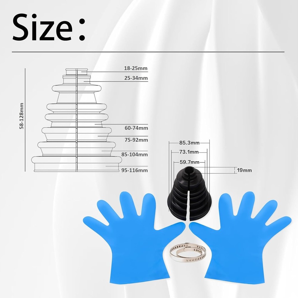 Universal CV Boot Kit Split Design