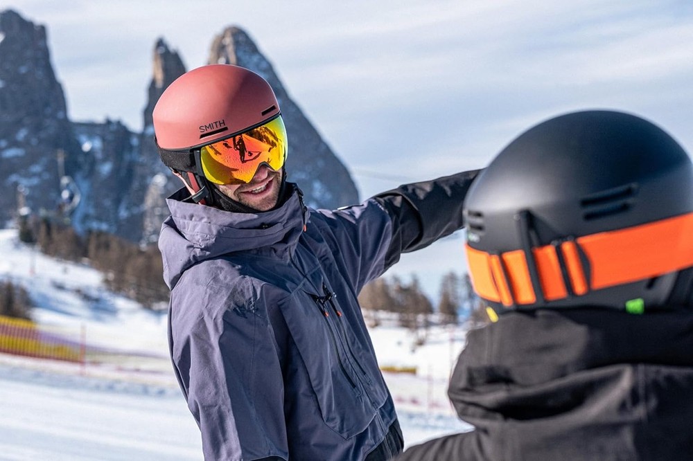 Smith Code MIPS Snow Helmet (Matte Chalk Rose, Large)