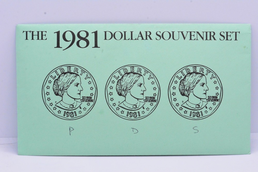 1981 SUSAN B. ANTHONY DOLLAR SOUVENIR SET