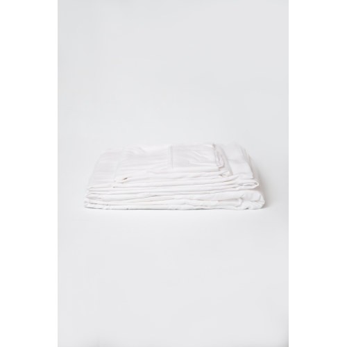 PA 4-Piece White Bamboo Queen Hypoallergenic Sheet Set