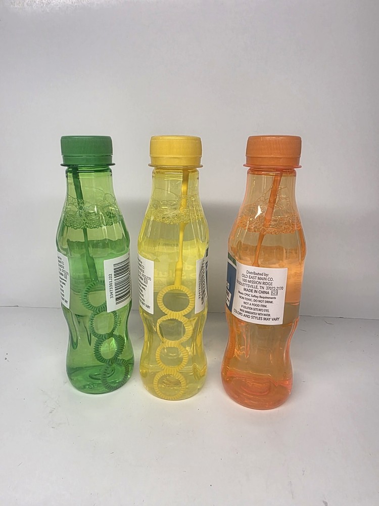 3 Pack Scented Bubbles Solution With Wand 6 Fl Oz