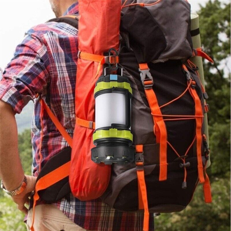 USB Rechargeable LED Camping Lantern Camping Tent Light Lamp Flashlight Portable