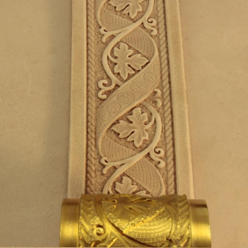 Leather Belt Roller Precision Stamping Tool for Seamless Pattern #Belt Roller 7