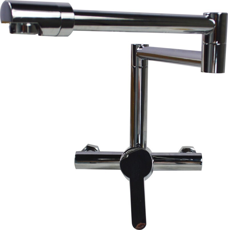 TECHTONGDA 1 PC 20in Universal Copper Core Double Joint Faucet Wall Mounted