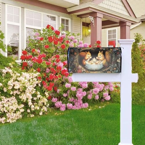 Squirrel Animal Mailbox Covers Magnetic Squirrel Mailbox Wraps Standard Size