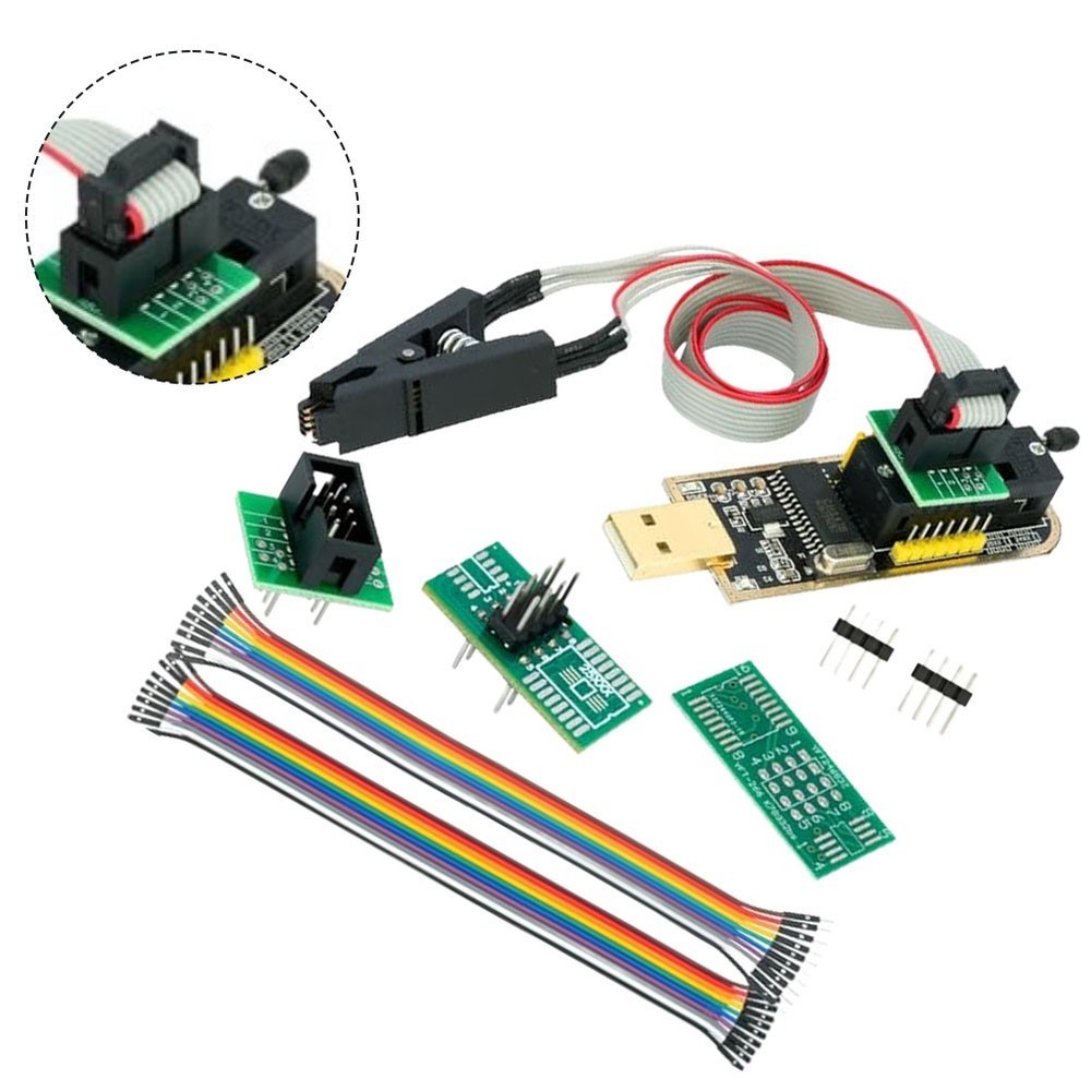 CH341B Programmer for EEPROM with For SOIC8 Clip Suitable for Professionals