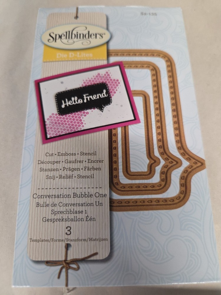Spellbinders Dies Conversation Bubble One