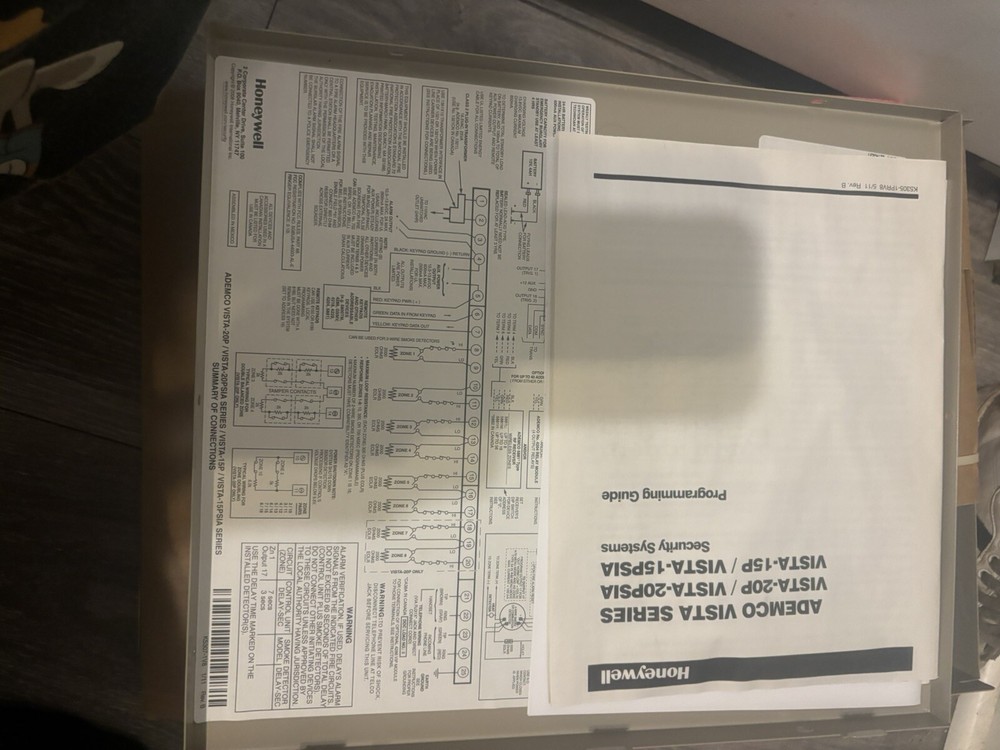 Honey Well Security Panel