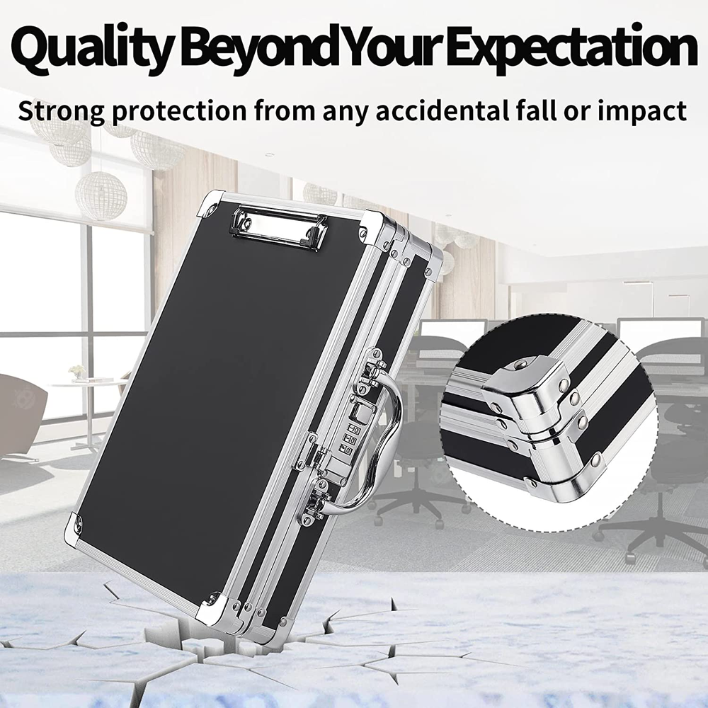 Locking Clipboard Storage Box Heavy Duty Clipboard with Storage Aluminum