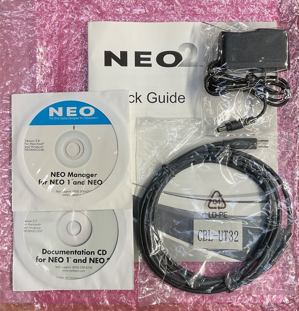 NEW AlphaSmart NEO2 Word Processor FRESH BATTERIES USB CABLE