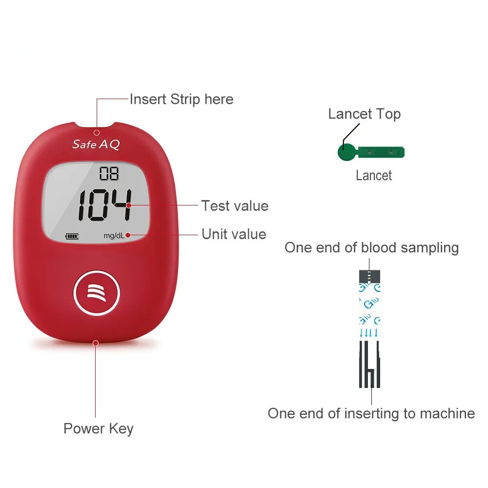 Automatic Blood Sugar Monitor - No-Code Diabetes Testing Device