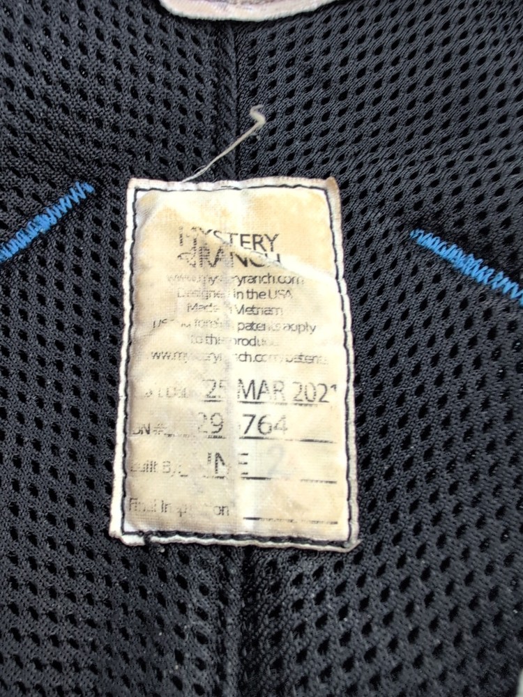 Mystery Ranch Amazon Reflective Harness-Backpack. 29-34 Waist & 16-18" Back