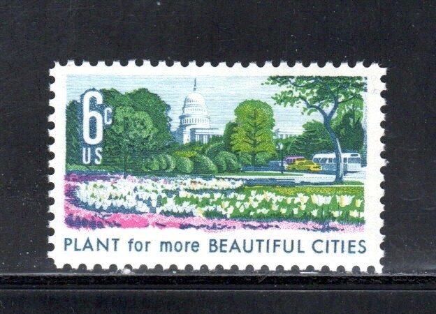 1365  * BEAUTIFUL CITIES *   U.S. POSTAGE STAMP  MNH