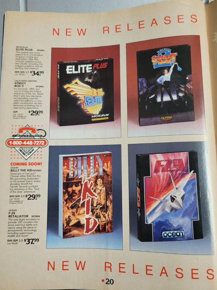 Electronics Boutique Spring Mail Order Catalog (1991) Pre-Owned VG Condition