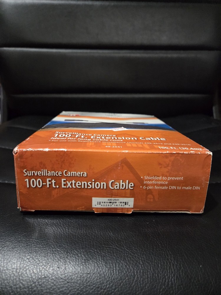 "NEW" RadioShack 49-2541 100Ft security camera extension cable Shielded