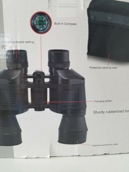 New- Yorkshire Binoculars with Case and Built in Compass