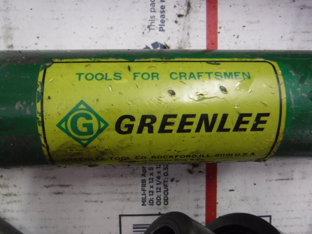 Greenlee 767A Hand Pump & Ram Hydraulic Knockout Driver