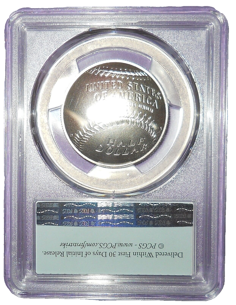2014-D BHOF COMMEMORATIVE UNCIRCULATED HALF DOLLAR-PCGS FIRST STRIKE MS-70