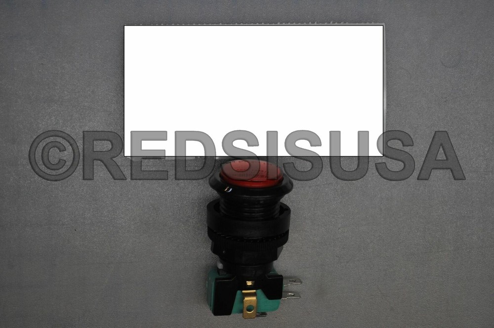 Generic Luminous Red Pulsator With Microinterruptor 2W Electro 8430552102853