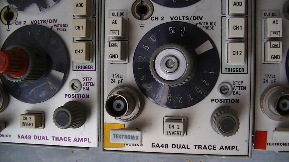 TEKTRONIX 5A48 DUEL TRACE AMPL PLUG-IN MODULE