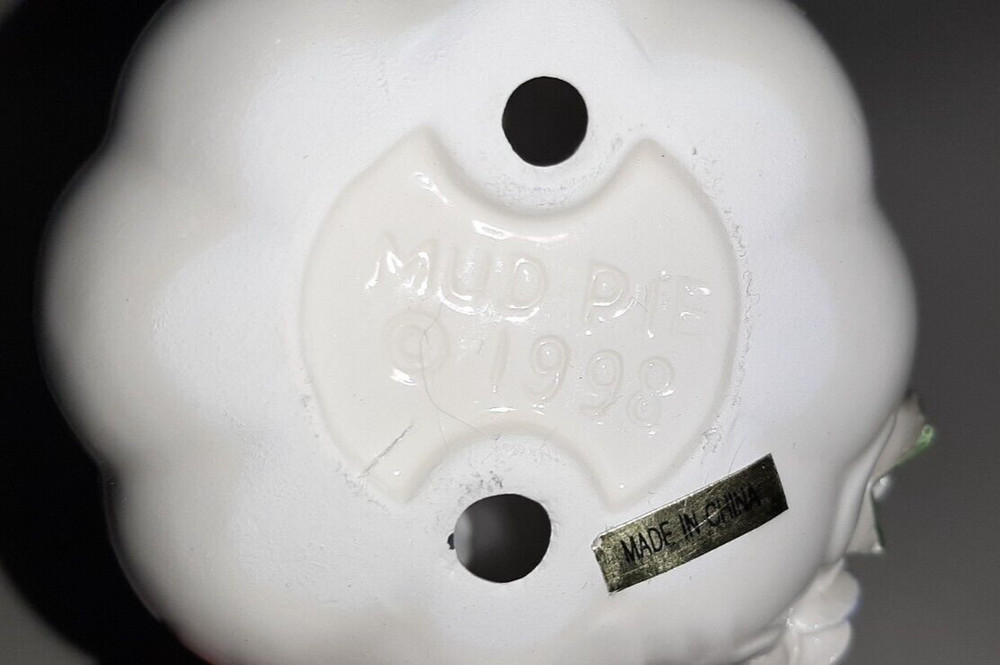 Mud Pie Pansy Flower Ceramic Spring Time Teapot Ornament