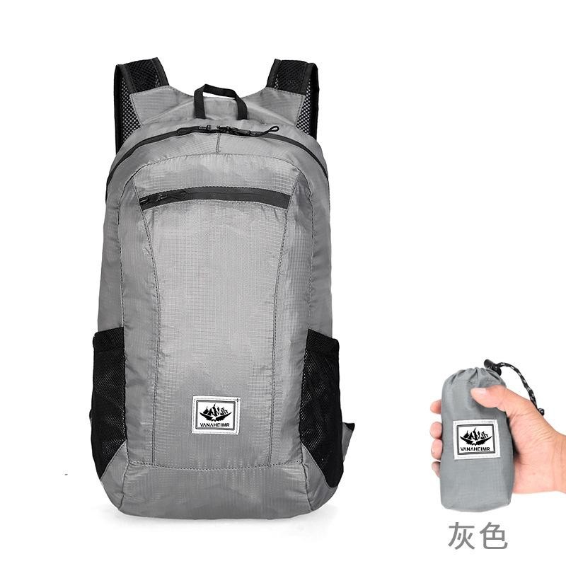 18l Portable Foldable Backpack Folding Mountaineering Bag Ultralight Outdoor Cli