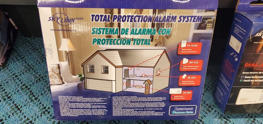 Skylink Total Protection Alarm System With Dialer And Additional Accessories