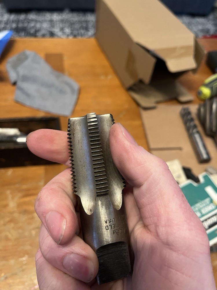 NPT Pipe Taps Greenfield 5 Sizes