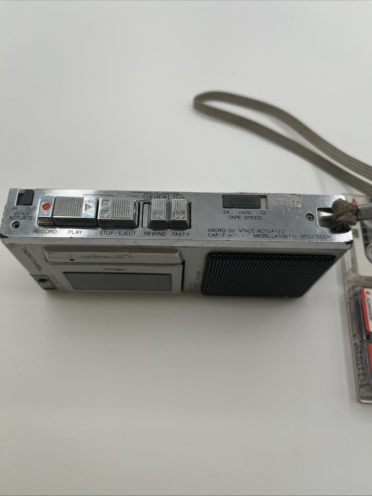 Realistic Model Micro-20 Cassette Recorder With Cassettes. Untested As Is