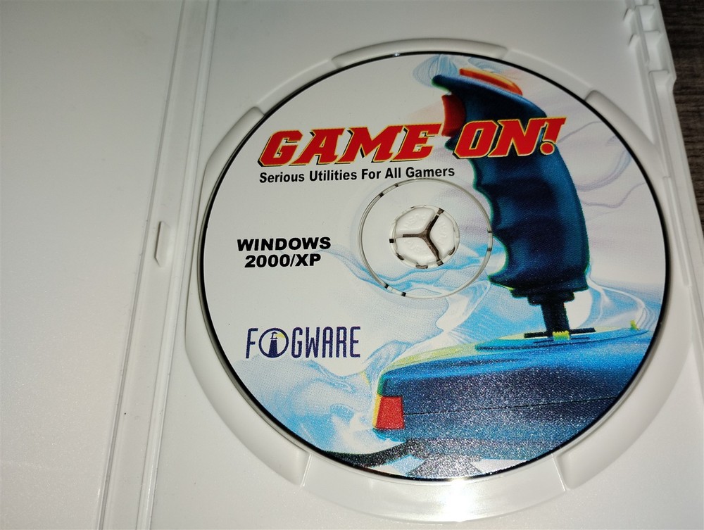 Game On! Utilities PC CD-ROM Speed Disk +Game Tuner 2004 Fogware Windows 2000/XP