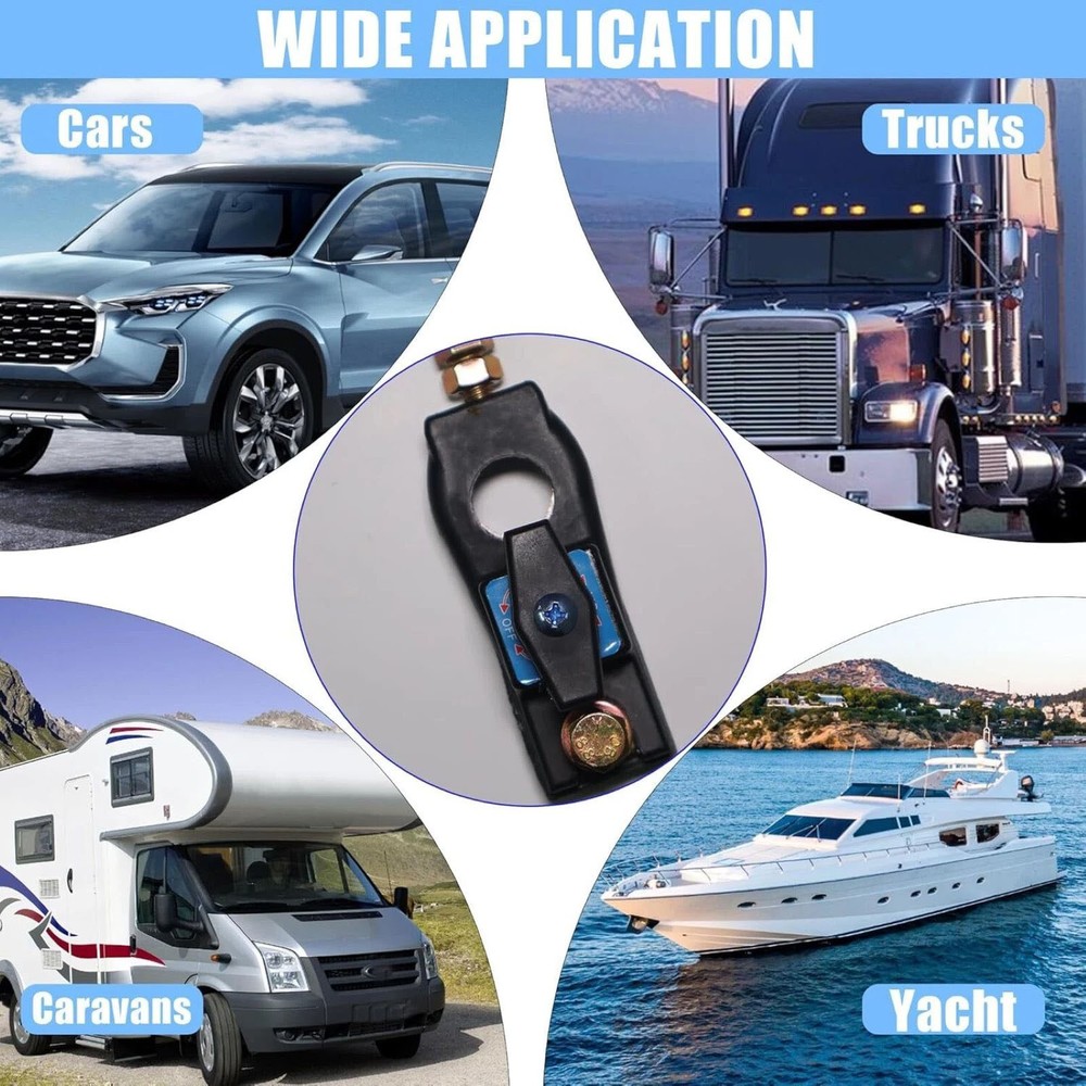 750A Instantaneous Current Car Battery Disconnect Isolator Cut Off Switch