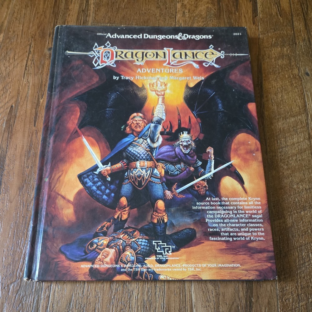 AD&D DragonLance Adventures TSR 1987