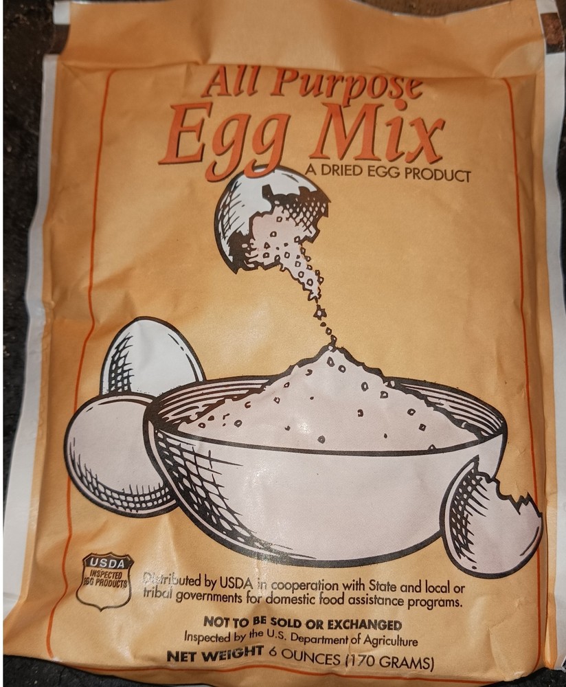 Powdered Eggs Dried Eggs Scrambled Baking Prepping Camping 6oz. Sonstegard MREs