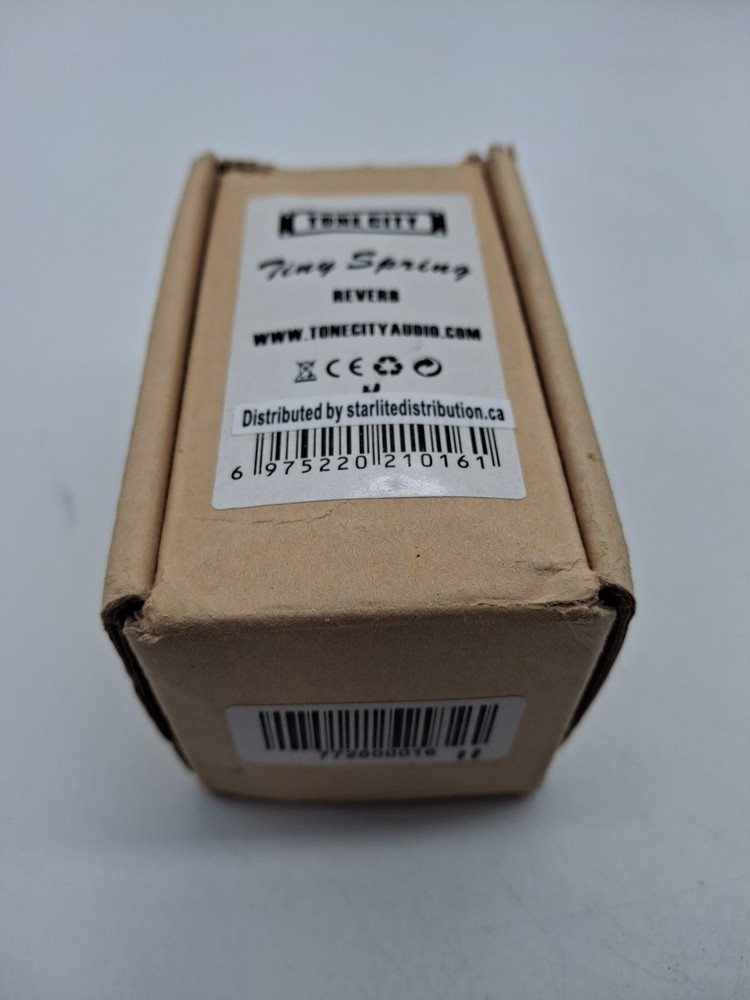Tone City Tiny Spring Spring Reverb mini effect pedal True bypass