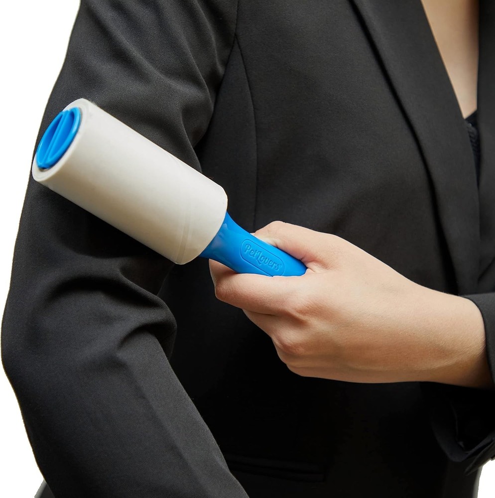 90 Sheet Extra Sticky Lint Roller with 360° Handle for Effortless Cleaning