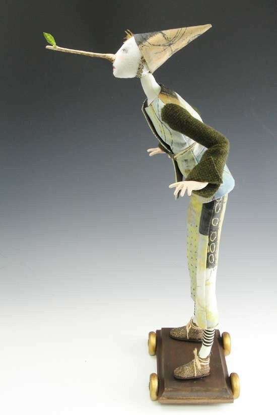 Cloth Art Doll Pattern Class Tutorial "Pinocchio" by Cindee Moyer