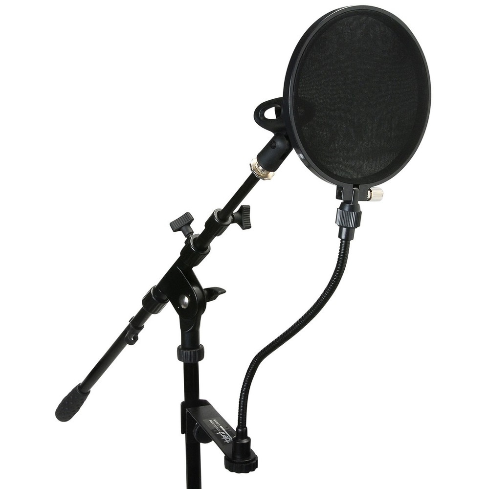 Talent PF-1 Clamp-On Microphone Pop Filter 6" dia.