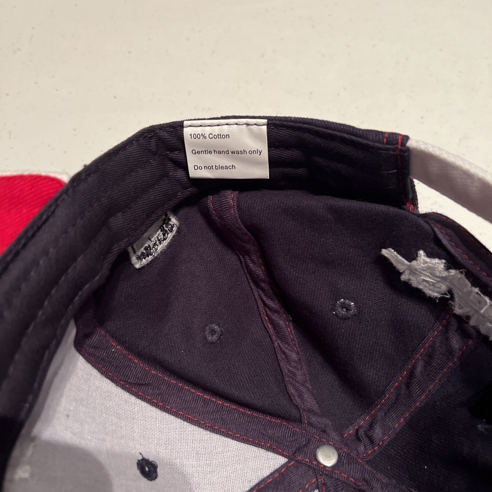 MS Amlin Hat Andretti Team Cap Strap Back Cotton Navy Blue TE Connectivity NEW