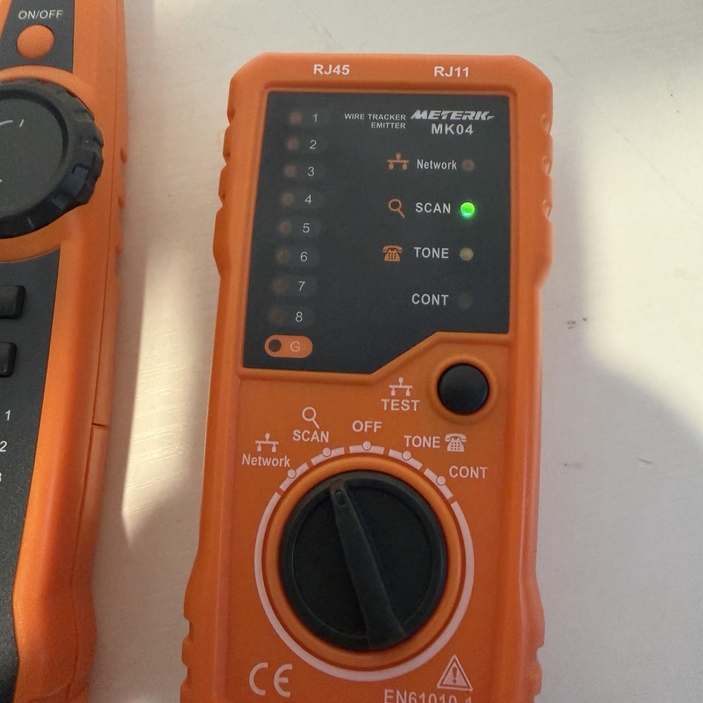 Meterk Multi-Function Wire Tracker MK04 RJ45 LAN Network Cable Tester TESTED