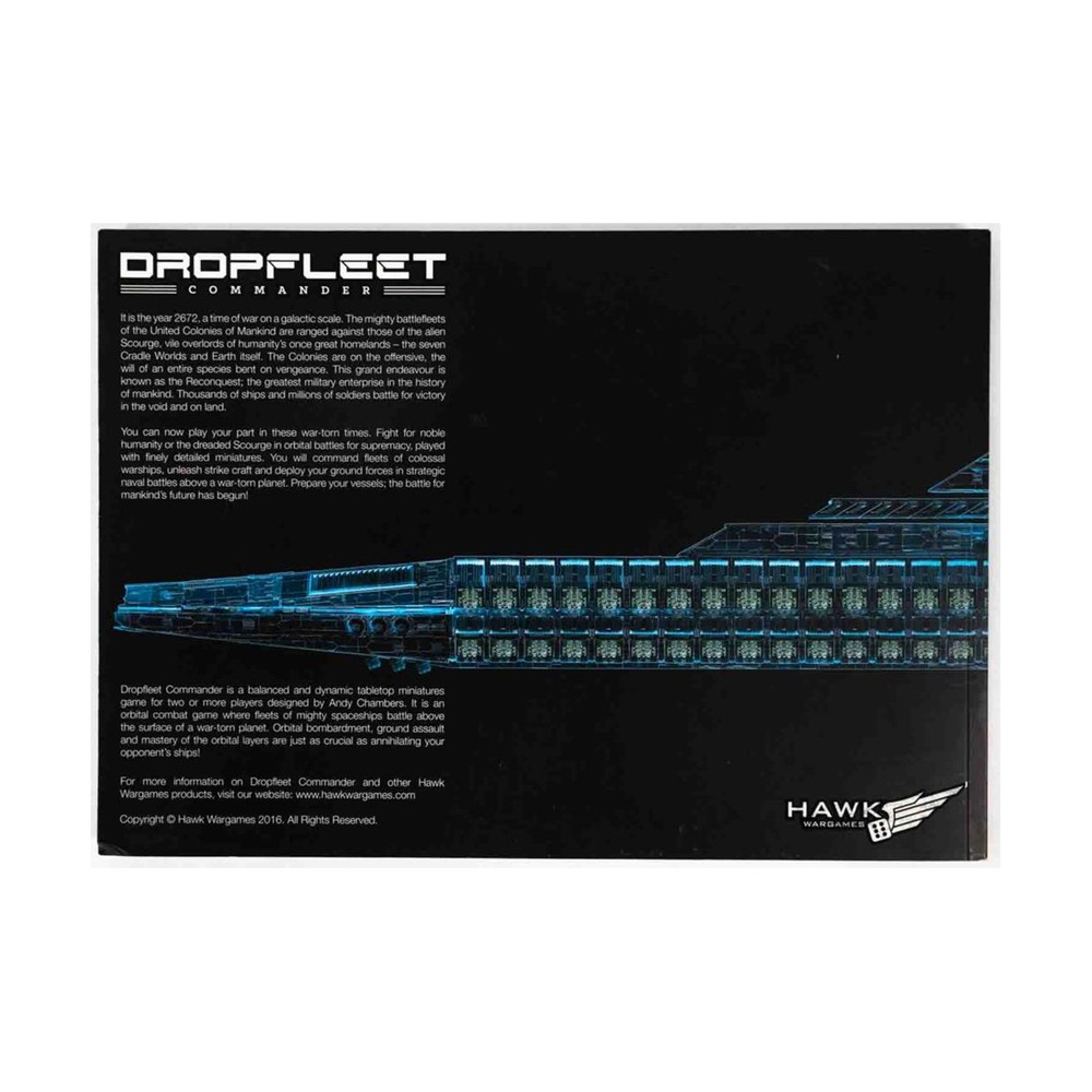Hawk Warga Dropfleet Commander Dropfleet Commander - Core Rulebook (Lands VG+