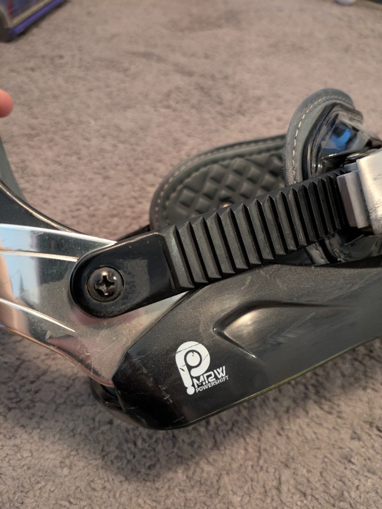 Morrow MRW Powershift Black Snowboard Bindings Men's Large