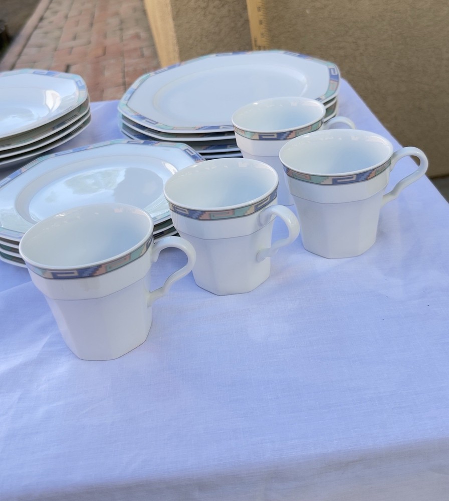 Christopher Stuart Southwest Porcelain Dinnerware Serve 4 (20 pieces )